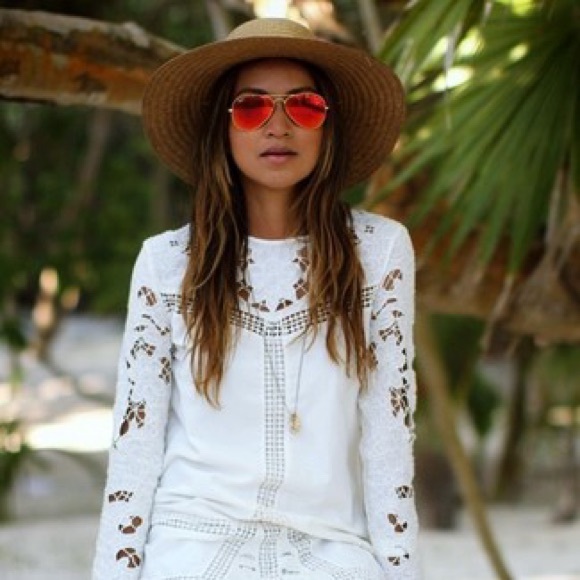Eric Javits Tan Woven Sun Hat - Picture 5 of 6